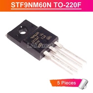 5pcs 9NM60N TO-220F F9NM60N STF9NM60N TO220F N-channel 6.3A/600V MOSFET Transistor new original