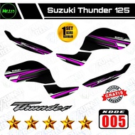 Decal Sticker Striping Variasi Suzuki THUNDER 125 | Decal Thunder 125 | Striping Thunder 125 | Stick