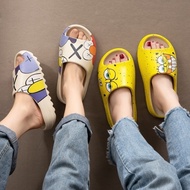 NEW YEEZY SLIDE KAWS SpongeBob Men Sandal Kaws Slippers Unisex Sesame Street Kasut Selipar Slippers