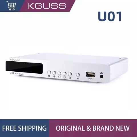 KGUSS U01 Bluetooth Digital decoding Music player USB Digital Turntable Fiber coaxial input ES9038Q2