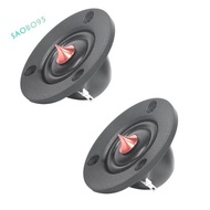 2PCS 2 Inch Dome Tweeter Speaker Unit Chinese Silk Diaphragm  Treble Car Home Theater 6Ohm  Black