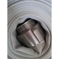 FIRE HOSE 1 1/2 100ft ALLOY Coupling 100 ft Single Jacket