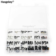 LY 250Pcs/Box Micro Switch Assorted Push Button Tact Switches Reset 25Types Mini Leaf SMD DI