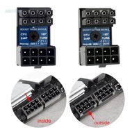 【3C】 Motherboard CPU 8PIN Power Steering Connector 8-Pin 180 Degree Connector Adapter