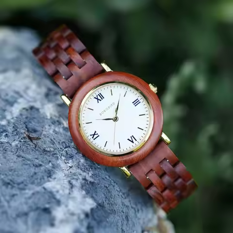 Women's Watches BOBO BIRD Fashionable Wooden Quartz Wristwatch for Ladies Eye Catching Wrist Decorat