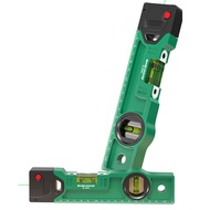Baolian Mini Laser Level Magnetic Level Ruler Portable Magnetic Level Ruler USB Rechargeable