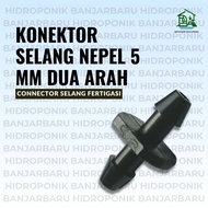 NEPEL/NIPLE CONNECTOR 5 MM TWO WAYS