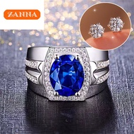 cincin silver 925 origina cincin lelaki silver Moissanite ring for men