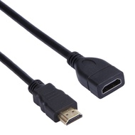 HDMI 19 Pin Male ke HDMI 19 Pin Female Adapter Cable, panjang: 30cm/1.5m