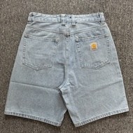 Celana Pendek Denim หลวมเบาคาร์ฮาร์ท WIP Kahart