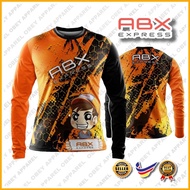 【READY STOCK] [D02] ABX Express Sublimation Tshirt | Design Kartun ABX | Baju ABX Express