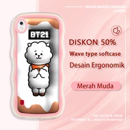 Jasouwe Samsung A10 A30 A30s A31 A32 A20 A20S A21S A22 A23 5G A50 A50S Phone Case BT21 Baby BTS RJ 3