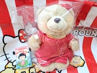 Forever Friends 正版 Andrew Brownsword 絕版 收藏品 18cm 公仔 熊 Teddy bear 熊啤啤 Hallmark 紅色 裙 熊仔