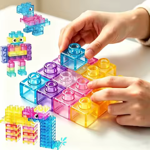 Squishy-Gelee-Bausteine, weiches, dehnbares Sinnesspielzeug für Kinder und Teenager, perfekt für Par