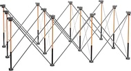 BORA Centipede 30in Folding Work Table Folding Table Set - No Assembly 12-Strut Collapsible Table 45