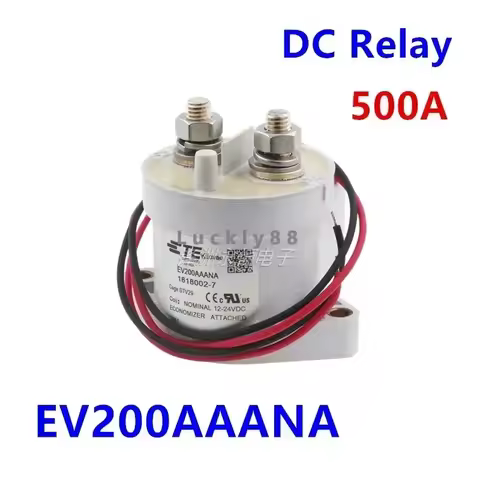 EV200AAANA 1618002-7 12-24V 500A New energy electric vehicle contactor EV200 high voltage DC Relay O
