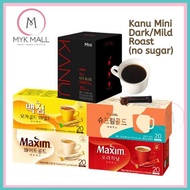 KANU Mini Black Coffee (NO SUGAR) Maxim Coffee Made in Korea