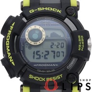 二手卡西歐G-SHOCK SHOCK Master of G Frogman GWF-D1000JCG，為紀念日本海上保全廳成立70週年而推出的合作款。包含原廠錶盒和保固卡。樹脂/不鏽鋼材質男士電子錶