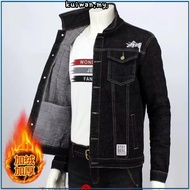 2020 New Fashion Men's Denim Jacket Jaket Lelaki Student Jeans Outwear Jaket Jeans denim jacket
