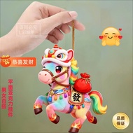 ~~ 2026 New Year Pony Bag Pendant Student School Bag Pendant Pony Bag Pendant Colorful Pony Acrylic 