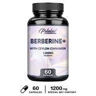 Thực phẩm bổ sung Pslalae Berberine 1200mg với quế Ceylon giúp hỗ trợ lượng đường trong máu hỗ trợ s