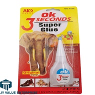 3 seconds Super Glue Gam 3 saat 1 pcs