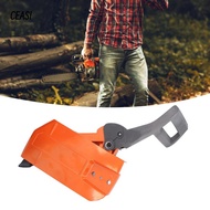 CEASI Chainsaw Parts, Orange Side Mounted Chainsaw Cover, Durable Compact ABS and Iron Easy Installa