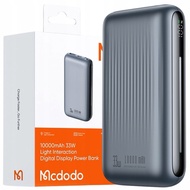 MCDODO 4530 power bank 33W 10000mah  LIGHT INTERACTION digital display