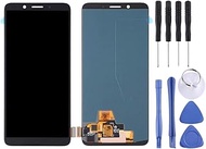 JINJIN Phone Replacement Parts for LCD Screen and Digitizer Full Assembly for OPPO R11s(Black) (Color : Black)