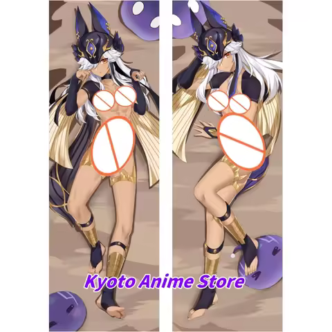 Dakimakura Anime Pillow Case Genshin Impact Cyno Double-sided Print Of Life-size Body Pillowcase Gif