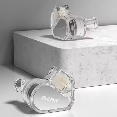 TANCHJIM BUNNY Wired In Ear Headphones With Dual Cavity Dynamic Coil Single Action Drive DSP Chip Hi