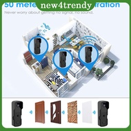 Video Doorbell WiFi Smart Door Camera View Door Bell Detection Night Wireless 1080P