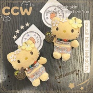 Miyakojima Exclusive Tanned Hello Kitty Hawaii Bikini Plush Bag Charm