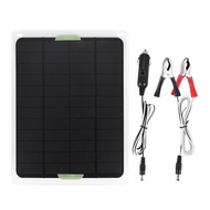 (BGOP) 20W Solar Panel 12V/5V USB2.0 Solar Car Charger Outdoor Portable Monocrystalline Silicon Flex
