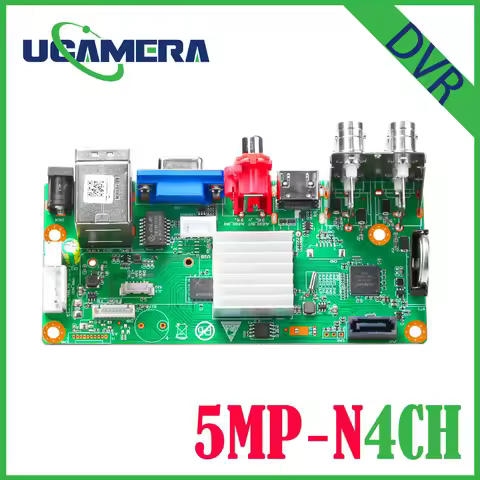 USAFEQLO 4CH 5 in 1 AHD CVI TVI IP CVBS 5MP-N CCTV DVR Board support Motion Detection and 4 Record m