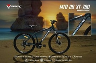 Sepeda Gunung Mtb 26 Inch Trex Xt-780 Xt780 Xt 780 Terbaru