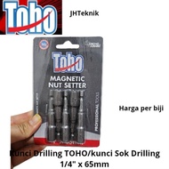 Jhtho Drilling Key Technique 1/4 × 65mm/Drilling Socket Wrench 1/4×65mmTOHO/Roofing Socket Wrench 1/