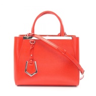 【二手】芬迪FENDI 2Jours 兩用手提包，8BH253 ，RED漆皮，女士兩用單肩包