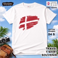 DENMARK Souvenir T-SHIRT DENMARK 50TAG made of 24s combed cotton