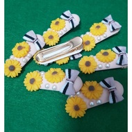 READY STOCK CLIP RAMBUT BUNGA MATAHARI COMEL.