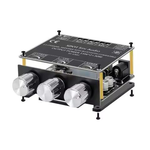 XY-E30H 2.1 channel Bluetooth audio power amplifier board module high and low bass subwoofer app xin