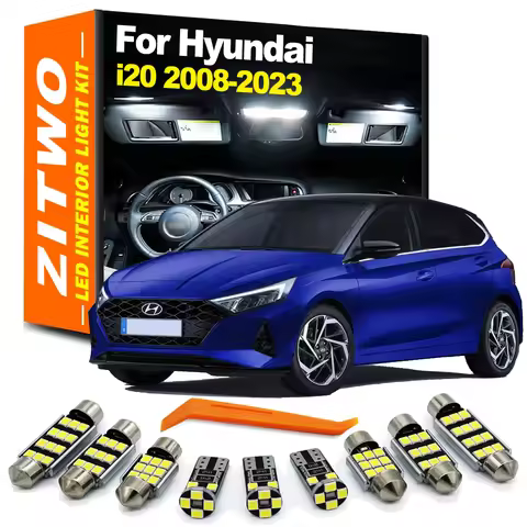 ZITWO LED Interior Dome Light Bulb Kit For Hyundai i20 MK1 MK2 MK3 N Line 2008 2009 2010- 2018 2019 