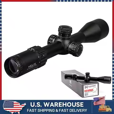 ELEMENT Optics Helix 6-24x50 FFP First Focal Plane Riflescope w/ Zerostop 30mm Tube APR-2D MRAD Reti