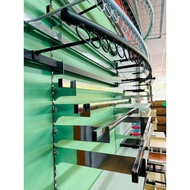 SQ BAR BRACKET/ CHROME STEEL AA UPRIGHT BRACKET FOR SQ BAR/ CHROME STEEL WALL BRACKET FOR SQ BAR