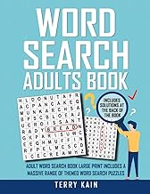 Word Search Adults Book: Adult Word Search Book Large Print Includes a Massive Range of Themed Word 