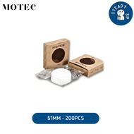 Steady Sip Motec Espresso Machine Filter Paper Filter Screen Portafilter Paper 51mm 53mm 58mm