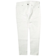 e JEANS e-JEANS 日本製造 岡山小島彈性錐形白色牛仔褲 e-L805 27吋(4) 白色拉鍊牛仔褲 [近全新] [二手] [e JEANS]