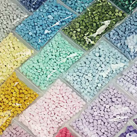 200 Pcs Wax Beads Wax Seal Beads Wax Lacquer for Seals Retro Waxs Seal Stamp Sealing Seal Waxs for S
