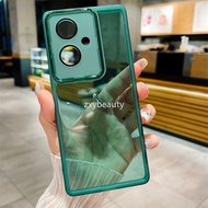 เคสสำหรับ Realme 12 Pro Plus 5G 2024เคสชุบแบบบางโปร่งใสฝาครอบใสสำหรับ Realme12Pro 12Pro 12Pro + 12ProPlus 12Plus 12 + Realme12 12X Realme12Plus เคสป้องกันด้านหลัง