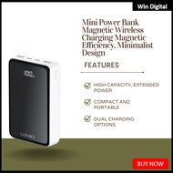 Original LDNIO PQ18 Magnetic 15W 20000mah Mini Wireless Charger Power Bank PowerbanK
